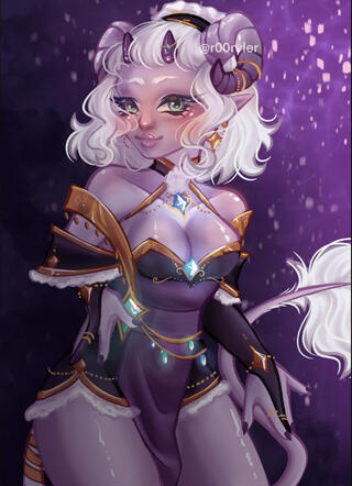 fully rendered halfbody